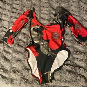 Luckyleo dancewear leotard moon low back and high cut leg style